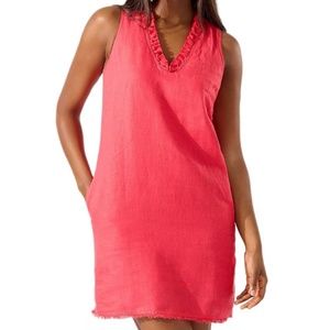 Tommy Bahama linen shift dress size s